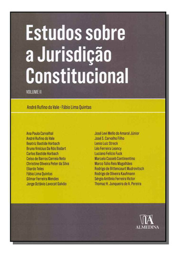 Libro Estudos Sobre A Jurisdicao Constitucional Vol 02 De Va
