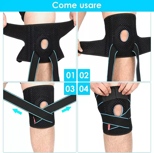 Rodillera Menisco Ligamento Deportiva Ajustable Protector