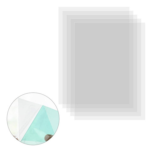 50 Uds. De Hojas De Acetato Transparente Para Plantillas De