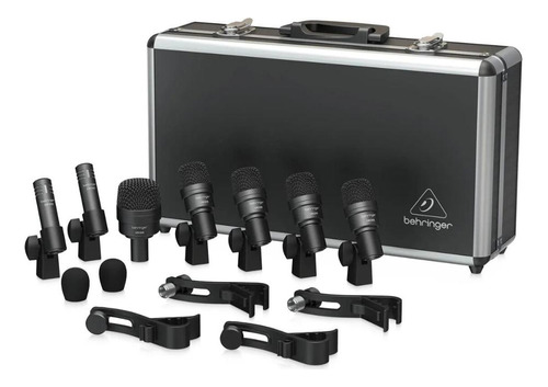 Kit 7 Microfones Para Bateria Profissional Behringer Bc1200