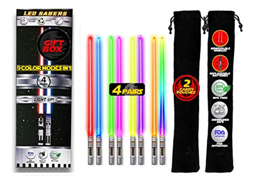 Palillos Led Palillos De Sable De Luz Iluminados De Star War