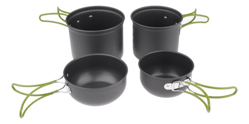 Set Of 4 Portable Outdoor Pots For