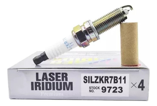 Pack 4 Bujias Ilztr6a8g Originales Laser Iridium Ngk Japón 