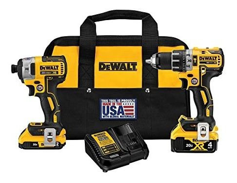 Taladro Atornillador De M Dewalt 20v Max* Kit Combinado De T