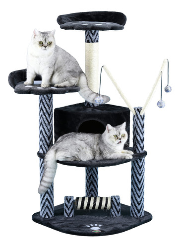 Go Pet Club Casa De Condominio Cat Tree, 35 Pulgadas De Anch