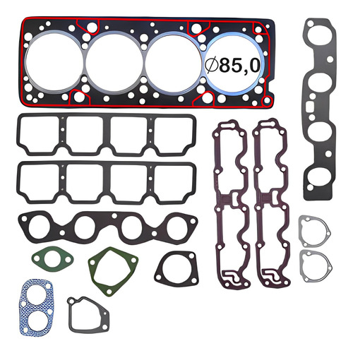 Jogo Junta Superior Motor Fiat Tempra 2.0 8v 109cv Gasolina