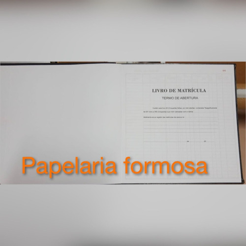 Livro Matricula De Alunos 50 Fls - Papelaria Formosa