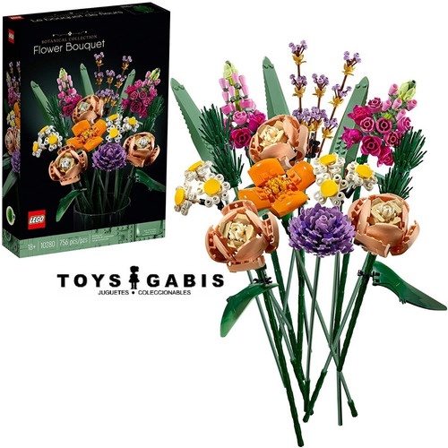 Lego Kit De Construcción Ramo De Flores 10280 Nuevo 756pz