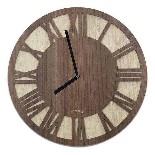 Reloj Madera De Pared - George - 28,5cm X 28,5cm