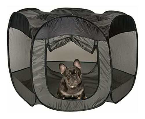 Furhaven Pet Pet Play Pen, Large Gray