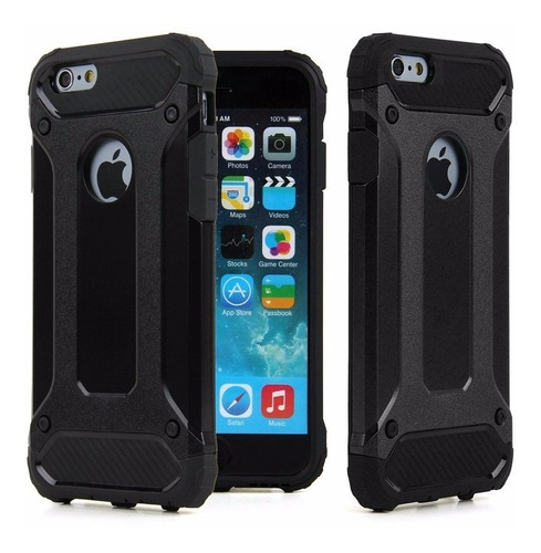 Case Duro Armor Para iPhone 7 8 Doble Capa Contra Golpes