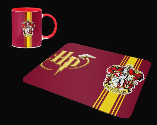 Taza Y Mouse Pad Harry Potter, Regalo Personalizado A1