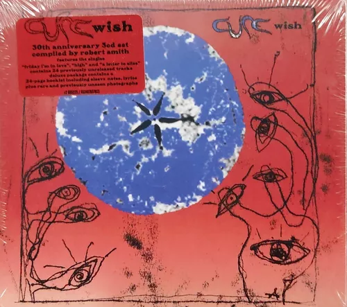 The Cure Wish 30th Anniversary Remastered Deluxe 3 Discos Cd