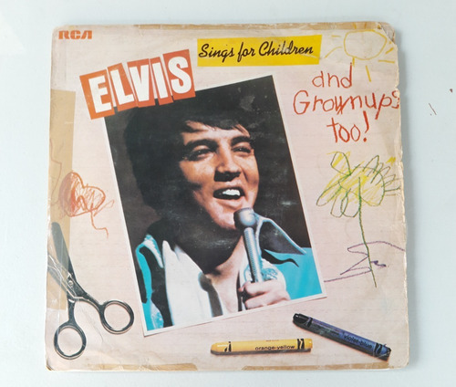 Lp Vinil Elvis Presley Sings For Children (leia A Descrição)