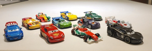 Disney Cars 2 Colección De Todos Los Corredores Orig. Mattel