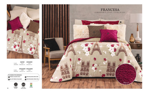 Cobertor Flanel Extra Suave Francesa King/jumbo Intima Hogar