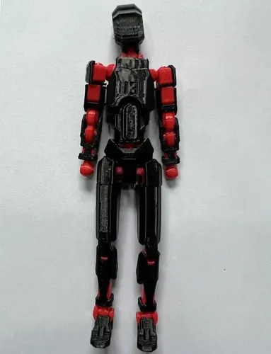 Figura De Acción T-13 Robot Articulado – Montada Y Lista Para Exhibir O Jugar Con Movilidad Total