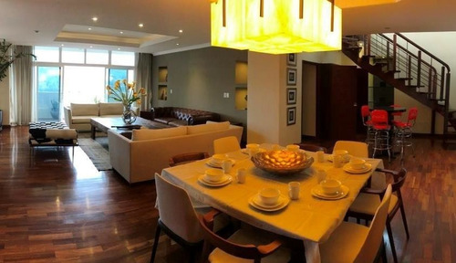 Imagen 4 de 19 de Espectacular Penthouse Amueblado De 3 Habs + Estudio En Alquiler En Zona 14