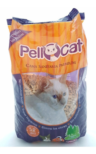 Pellcat Piedras Sanitarias Para Gatos Madera De Pino  25 Dm3