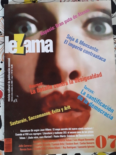 Revista Lezama N 7 Sasturain, Saccomanno, Evita Y Arlt