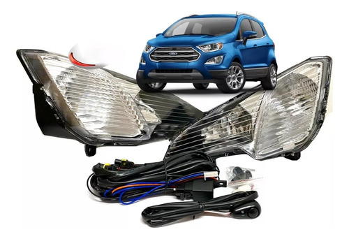 Kit Completo Neblineros Ford Ecosport 2018 Al 2021 / Emark