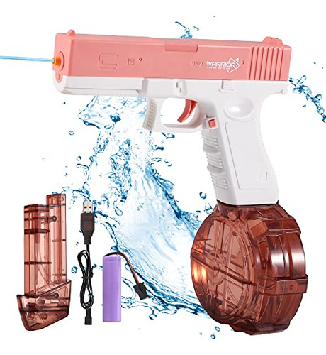 Pistola De Agua Eléctrica Glock De Cartucho