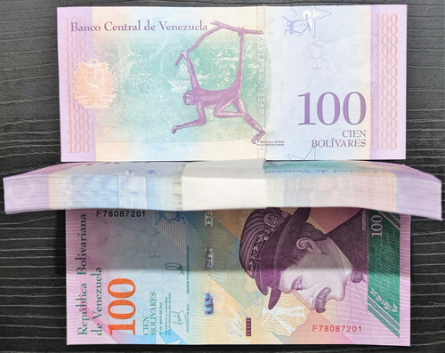 Fajo 100 Bolivares Soberanos 2018 Unc