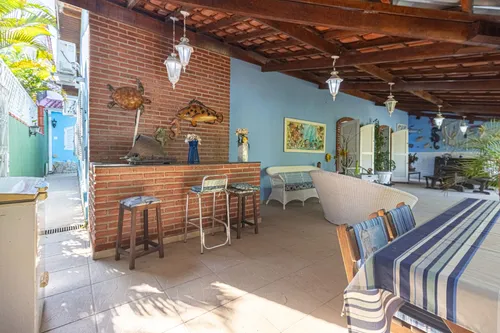 Casa Térrea No Litoral Norte Em Condomínio Fechado Praia De Boracéia