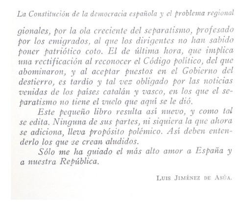 Constitución Democracia España Republicana /cs Losada Ct - F (Usado)