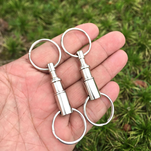 4pcs Separan Anillos De Llave Organizador De Llavero Doble