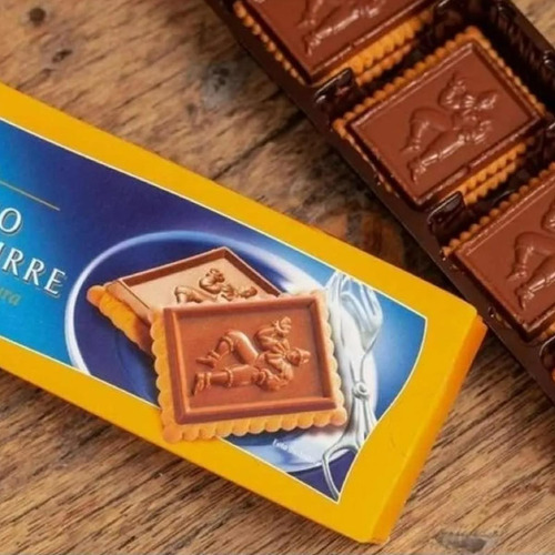 Biscoito Com Cobertura De Chocolate ao leite Choco Petit Beurr