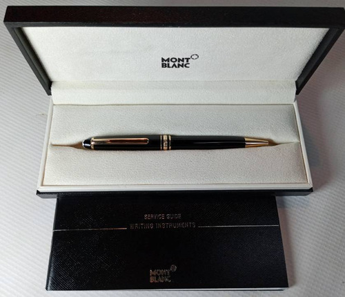 Bolígrafo Mont Blanc Original Con Su Certificado 