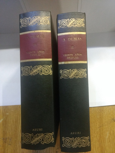 Veinte Años Despues Alejandro Dumas 2tomos Tapa Dura