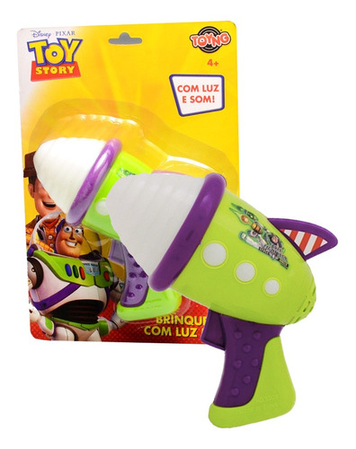 Pistola Buzz Toy Story Con Luz Y Sonido