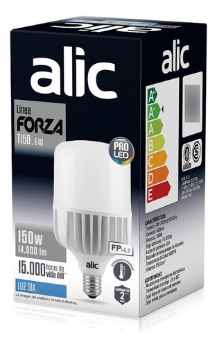 Lampara Led 150w E40 Alta Potencia Alic 220v Luz Fria 