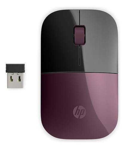 Mouse Hp Z3700 Inalambrico/rojo Vino