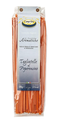 Macarrão Tagliatelle Al Peperoncino Camp'oro 500g