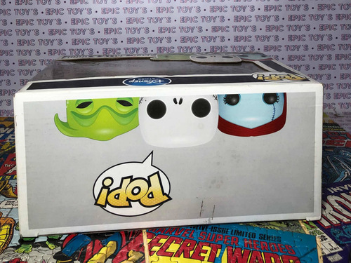 Funko Pop El Extraño Mundo De Jack 3pack Sally Oggie Metalic (Usado)