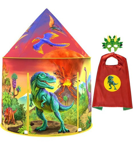 Dinosaur Play Tent Playhouse Niños Y Niñas Máscara D...