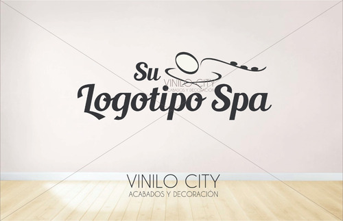 Decoracion Spa Con Las Letras En Vinil 