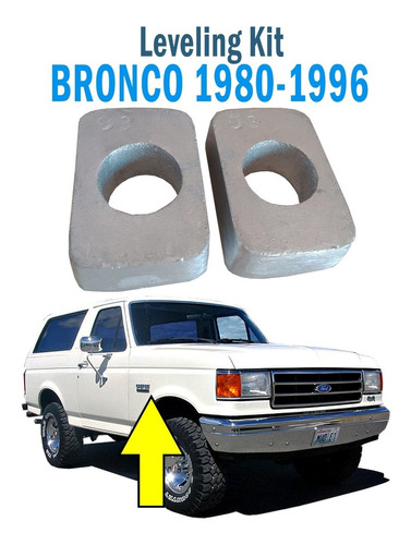 Lift Kit Delantero Aumentos Suspensión Ford Bronco 1980-1996