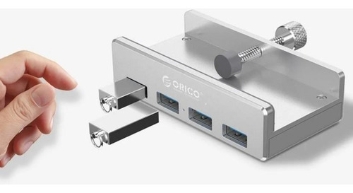 Orico Mh4pu Usb3.0 4 Puertos Monitor Mesa Clip Tipo Hub