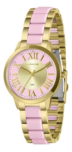 Relógio Lince Feminino Ref: Lrt4795l38 C3kr Fashion Bicolor