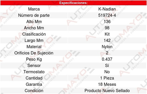 Toma Agua 525i 6cil 3.0l 06 Al 08 K-nadian 8623205
