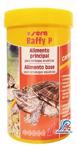Imagen 1 de 2 de Alimento Comida Para Tortugas Acuáticas. Sera Raffy P 220g