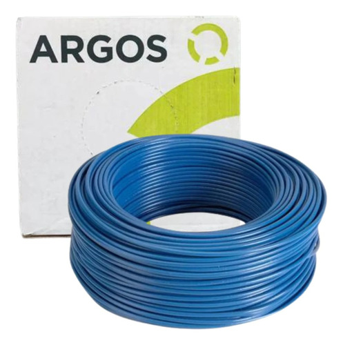 Cable Unipolar Argos Calibre 14  Color Azul 100 Metros