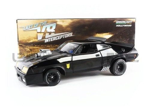 Greenlight Escala Ultimo Interceptor Ford Falcon Xb Negro