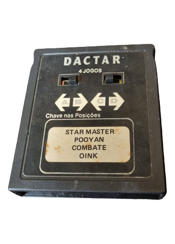Atari Dactar  4 Jogos Star Master/pooyan/combate/ionk (t 14)