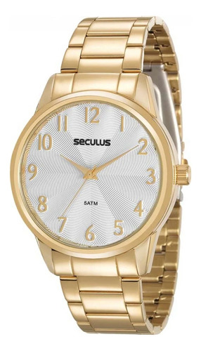 Relógio Seculus Feminino 20567lpsvds1 Com