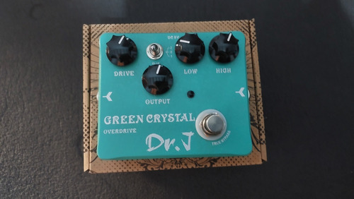 Pedal Guitarra Dr J - Green Crystal Overdrive